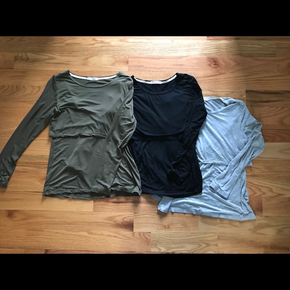 Nursing tops set of 3